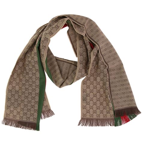 sciarpa gucci quadrata|Gucci Sciarpa in lana e seta jacquard con motivo GG.